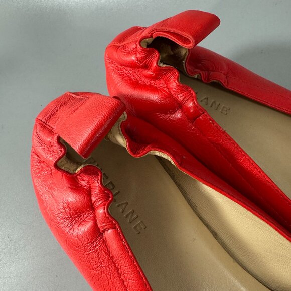 Everlane Women's Red The Italian Leather Day Heel Size 7 1/2 - Picture 13 of 15